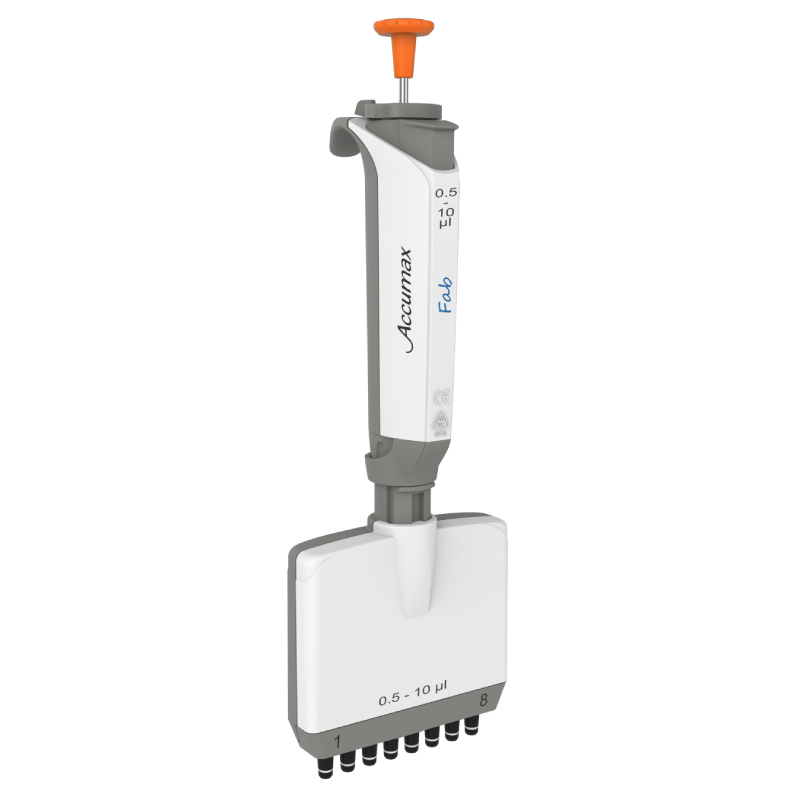 Механический дозатор FAB переменного объема, 8-канальный, 0,5-10 мкл
