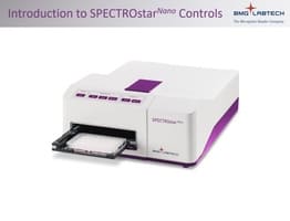 Video SPECTROstar Nano Controls