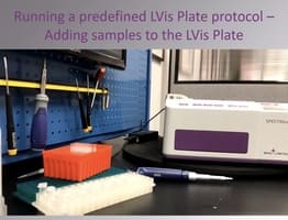 Video LVis Plate Using Predefined Assay Buttons