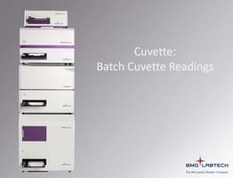 Video Cuvette Batch Cuvette Readings