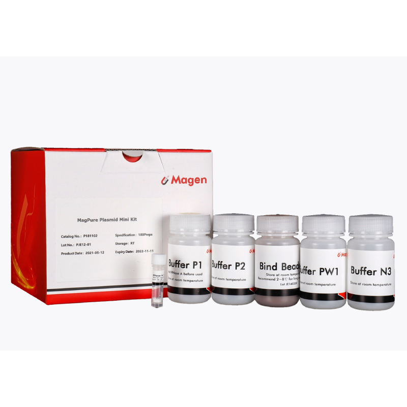 Набор MagPure Plasmid Mini Kit для выделения до 10 мкг плазмидной ДНК