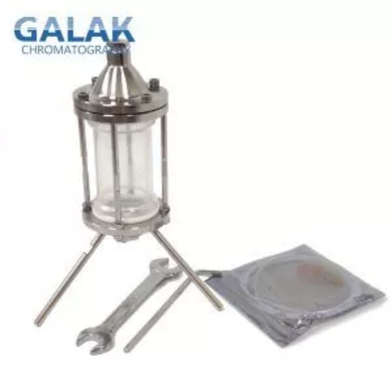 Пустая однослойная хроматографическая колонка серии HT фиксированного объёма, размер 70×920 мм